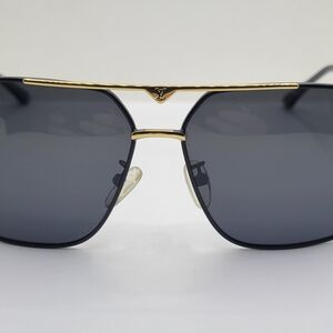 Louis Vuitton Men's Black and Gold LV 2109 Sunglasses
